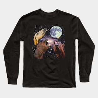 Saddle Up in Style Trendy Horse T-Shirts for Fashion Mavericks Long Sleeve T-Shirt